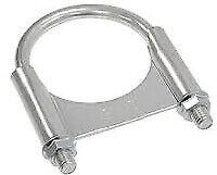 Guillotine U-Bolt Steel Exhaust Clamp For Pipe Size 4" H-51104