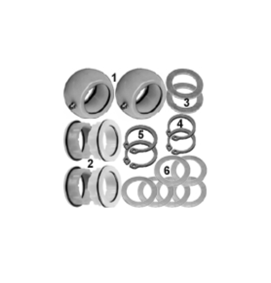 S-cam Kit for FRUEHAUF PROPAR LATE MODEL BRAKE Ref M-K20, E-2090