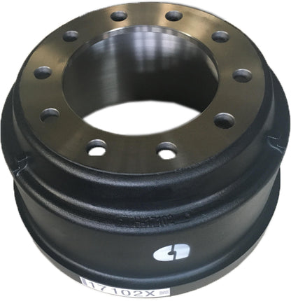 Brake Drum REAR 16.5X7 in. used with 4707 Q+ Brake shoes, Balanced, 1in 10 bolt holes, Replaces 3600AX, 3922, 66864B