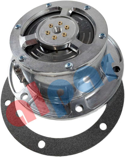 6 Holes Trailer Hub Cap with inflator top Ref 4370, 4009 H-18941A