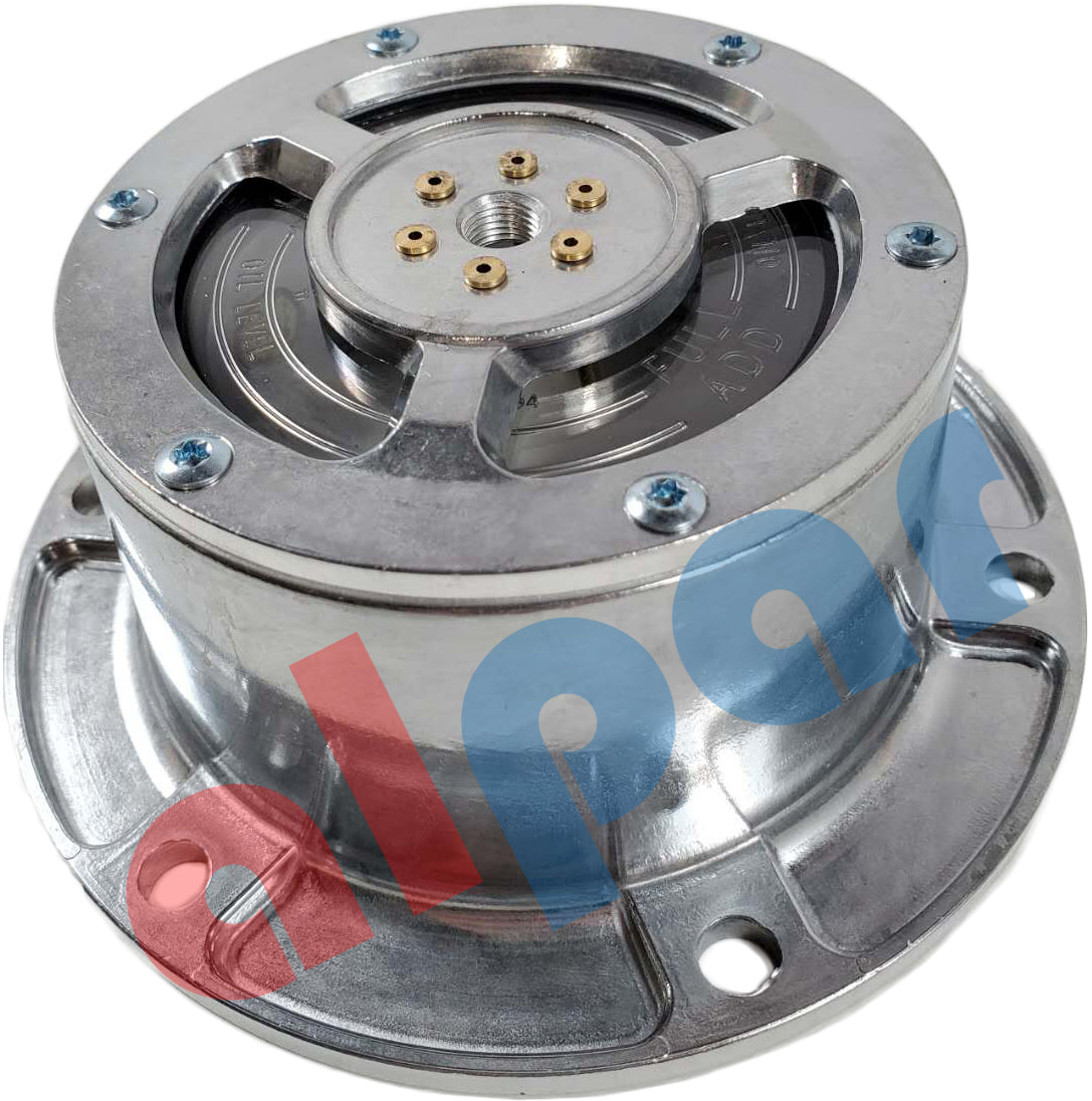 6 Holes Trailer Hub Cap with inflator top Ref 4370, 4009 H-18941A