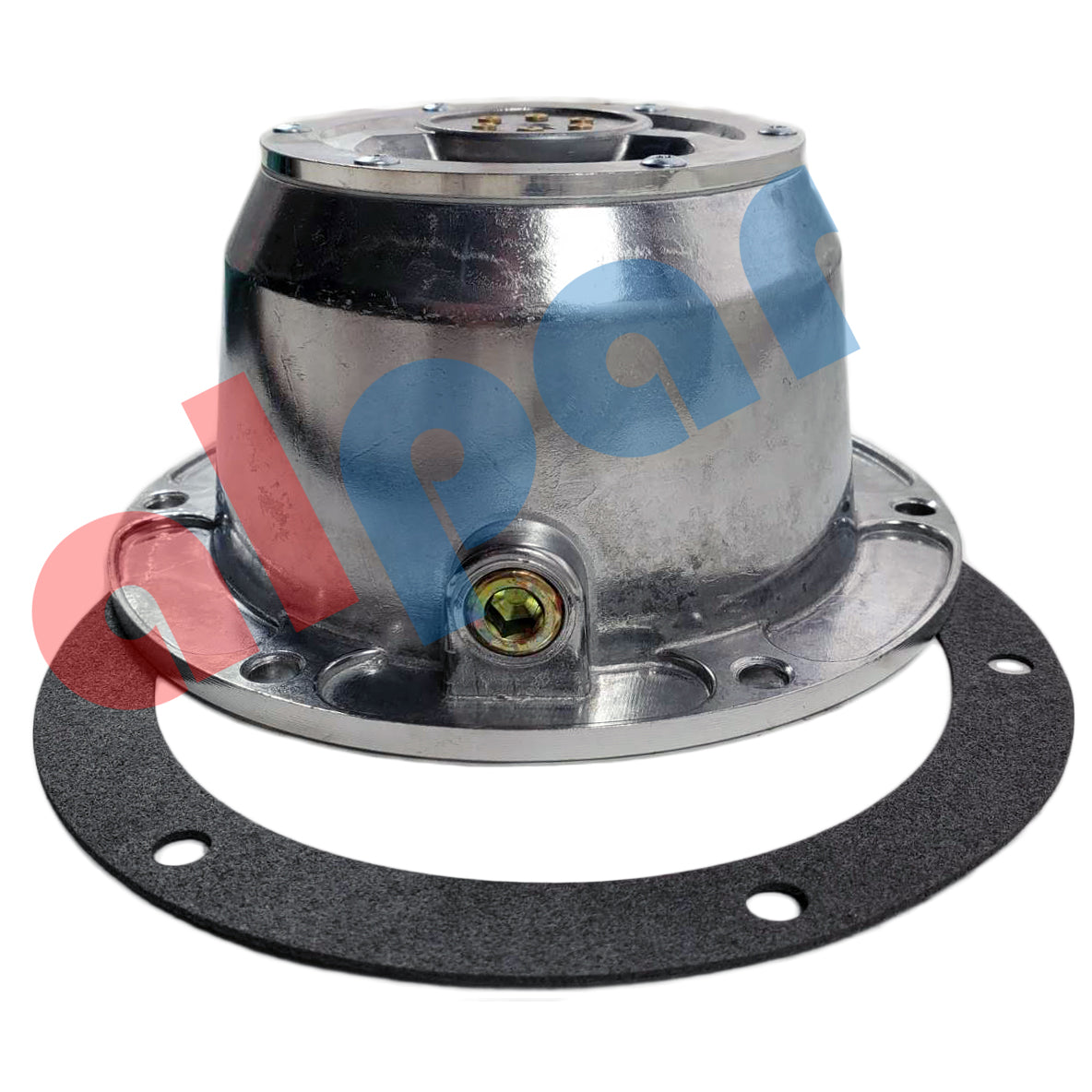 6 Holes Trailer Hub Cap with inflator top Ref 4370