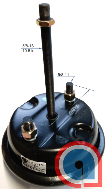 T-20 Service Air Brake Chamber NO CLEVIS H-28111