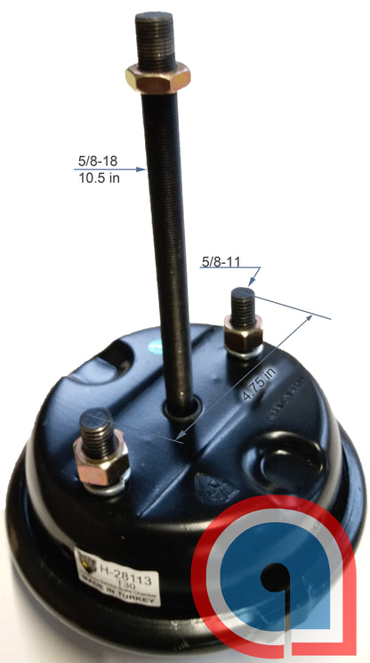 T30, T-30 Service Brake Chamber No Clevis Air Brakes, Truck Trailer Bus H-28113