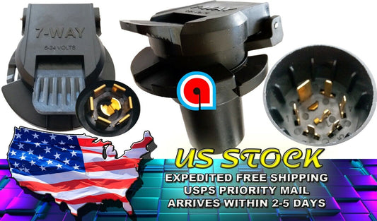 Trailer Socket Adapter 7-Way RV Chevrolet, Chevy, Hummer Isuzu Olds, EA 924-307H-98002B