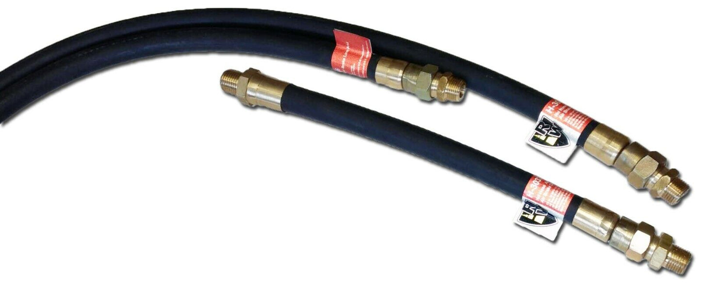 Air Brake Hose, 36" overall length, 3/8" ID 3/8 Swivel H-30331-42