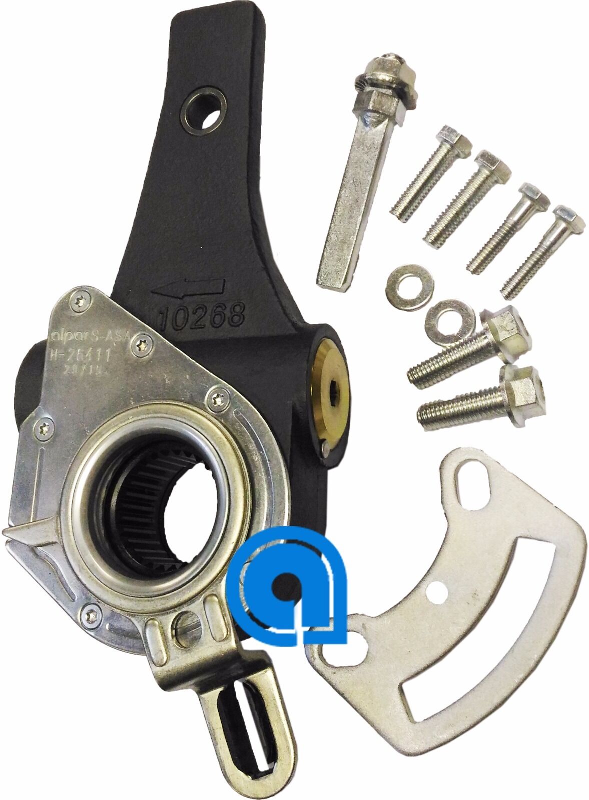 Automatic Slack Adjuster 37 Spline 6" H-26414 Replaces Haldex 440010214