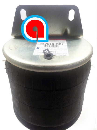 9616 Air spring w fitting Ref:Kenworth K-303-16,1R11-242, 1DK20D-9616, 9 912P515 H-49616A