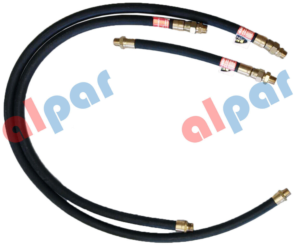 Air Brake chamber Hose overall length 32 inches 3/8" ID 3/8 Swivel Brass Fitting H-30331-32