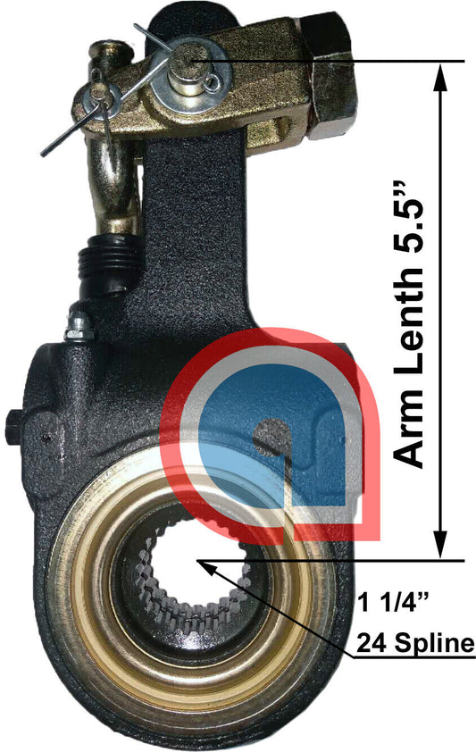 Automatic slack Gunite Type 1-1/4" 24Spline 5.5″Arm Ref: AS1038,1138,138.2410