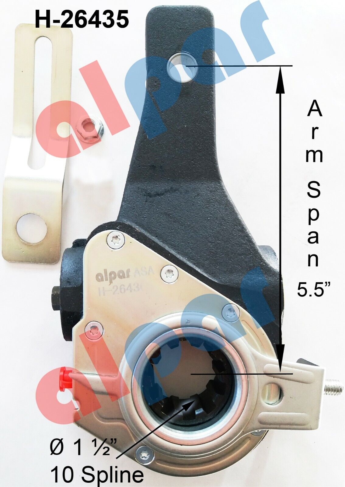 Alpar 1.5x28 Spline Manual Slack Adjuster - Lot Of 4 (5,6,7 Arm) KN44051 E2458 H-26106