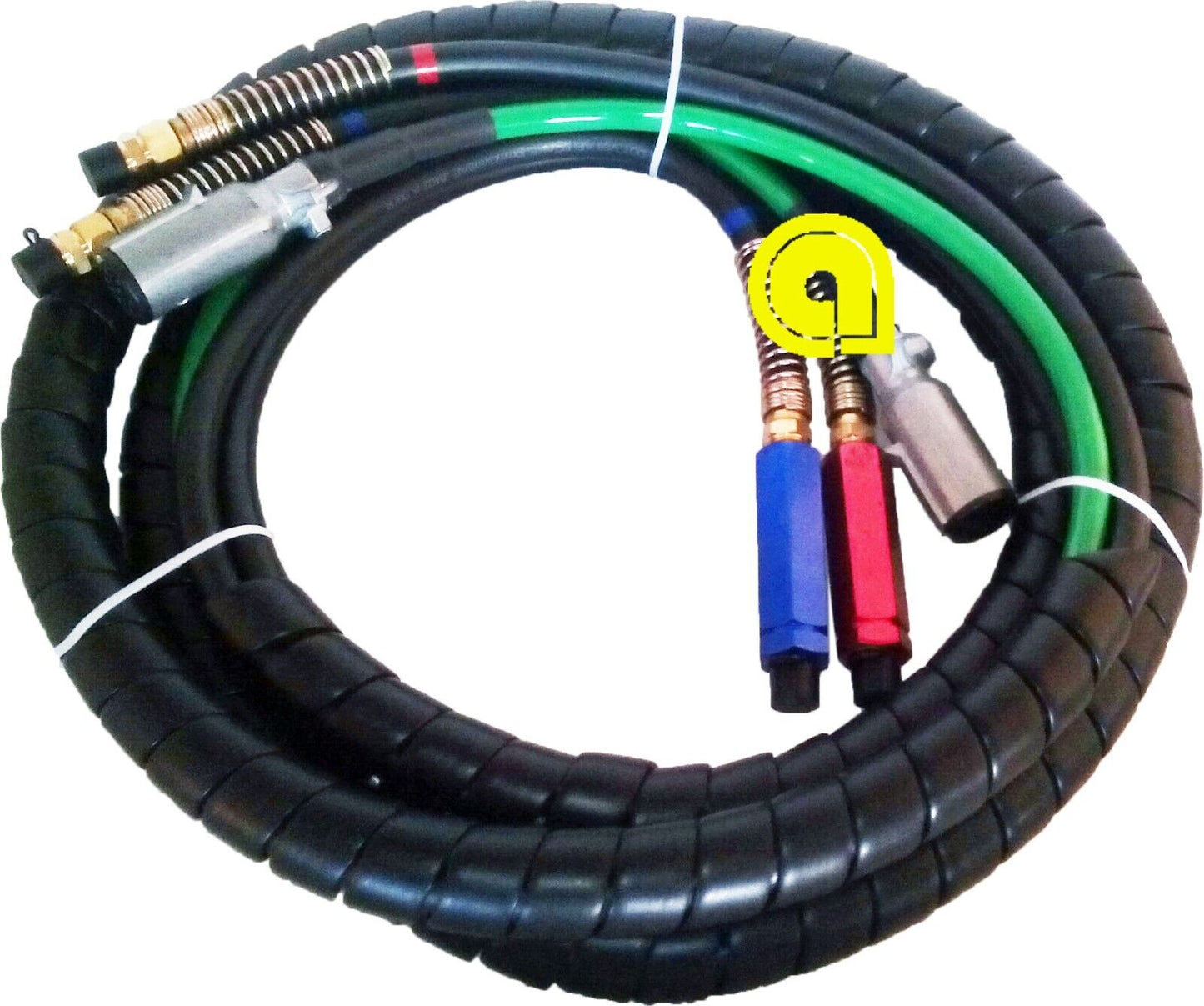 ABS 3 in 1 Air Hose and Cable Set 12' Feet H-70302