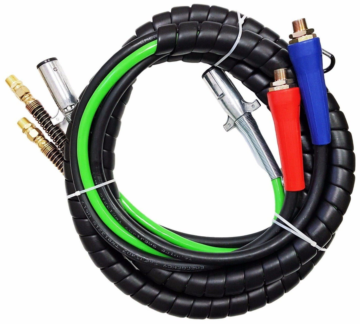 ABS 3 in 1 Air Hose and Cable Set 12' Feet H-70302