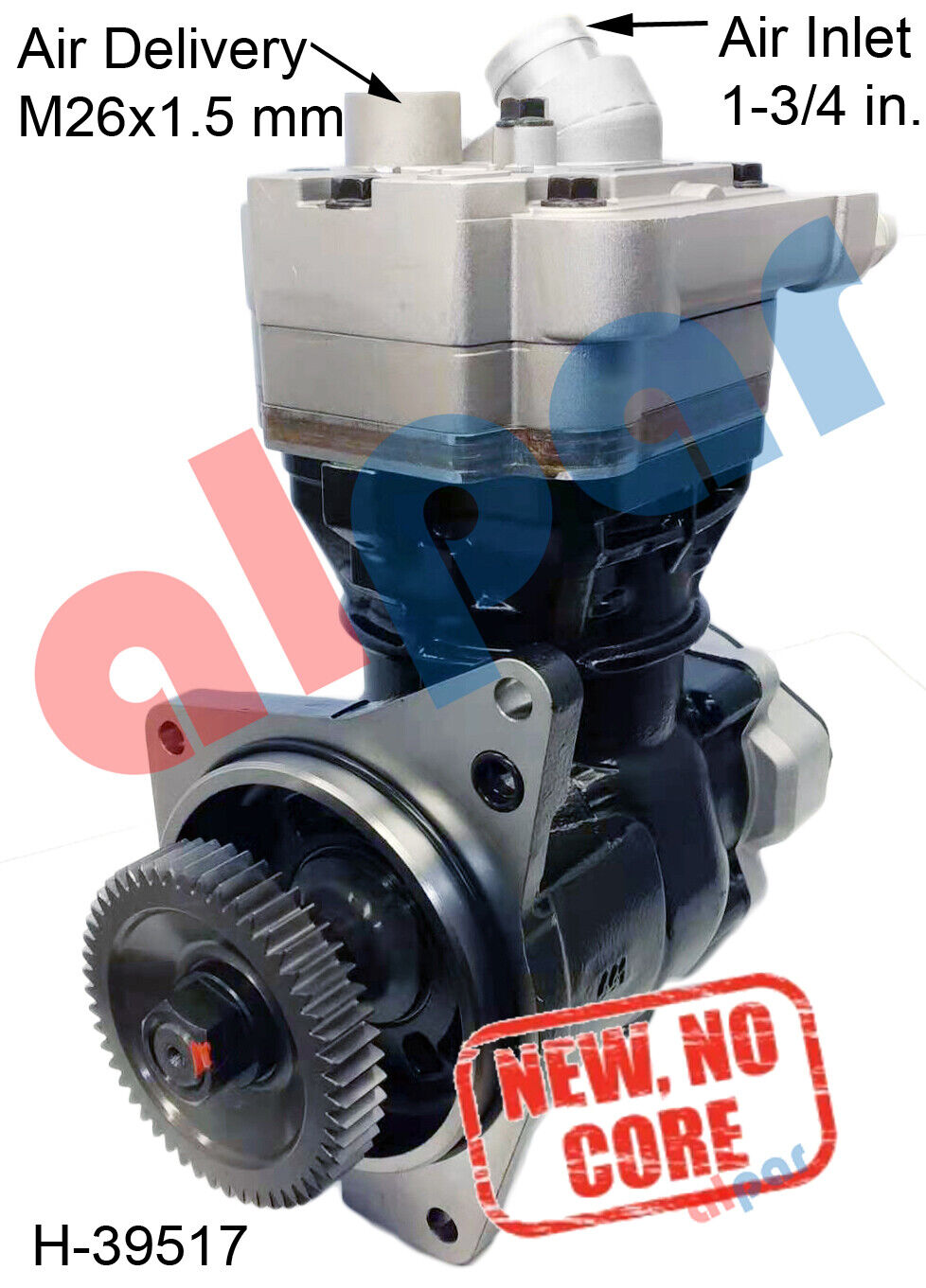 Air Compressor for Freightliner, DD13/DD15, K020253,K020801, 4721300815, K095740 H-39517