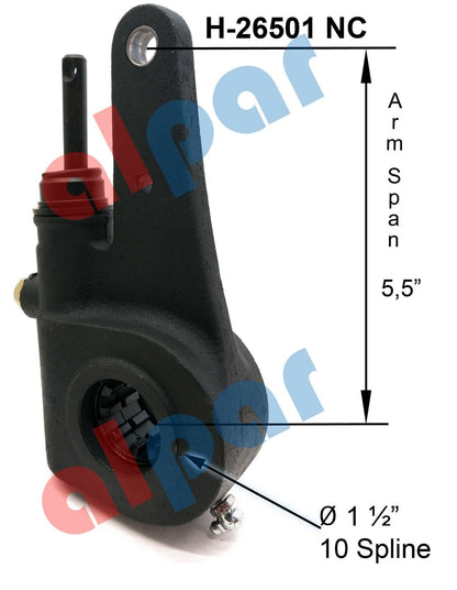 Slack Adjuster 5.5"x10 NO Clevis Replaces R803104, R801041, 139.1031, E-11398