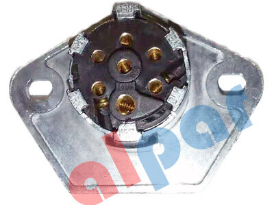 Trailer Socket 7-Way Split Pin Receptacle SAE-J560 Ref 78862, 38502, 179.1017 H-70575