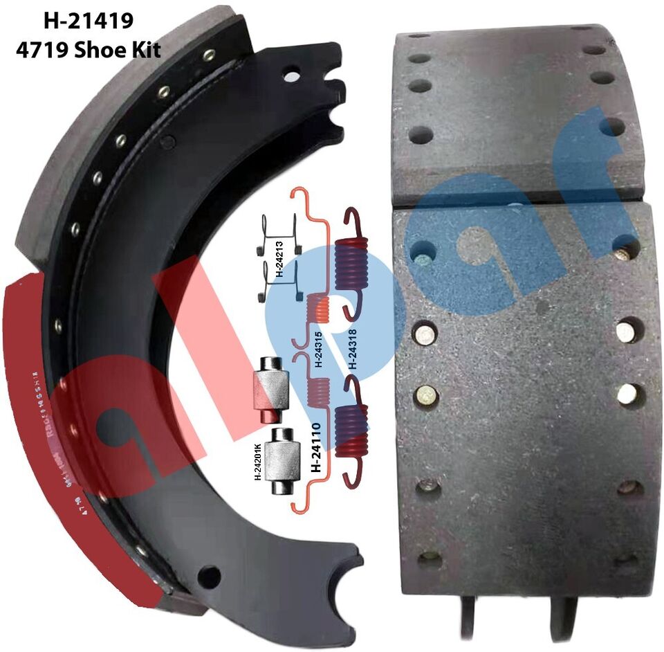 Pbu Rake Box 4719 Brake Shoe Box Kit FF Grade 23K Linings with ES2 Hardware kit – HD ...