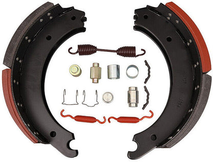 4707 16-1/2" x 7" Q+, Q Plus Brake Shoe Box Kit 23K Lining 2 shoes+1 kit